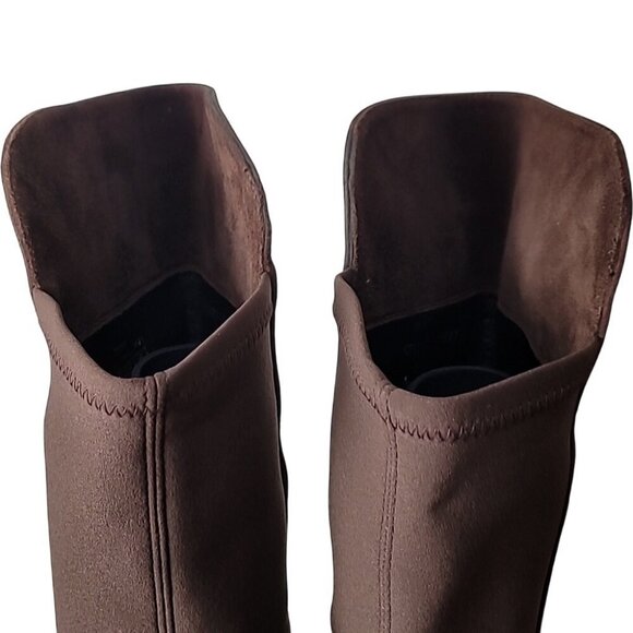 Stuart Weitzman 5050 Siella Walnut Suede Over -the-knee Boots size 6-6.5 - Picture 11 of 16